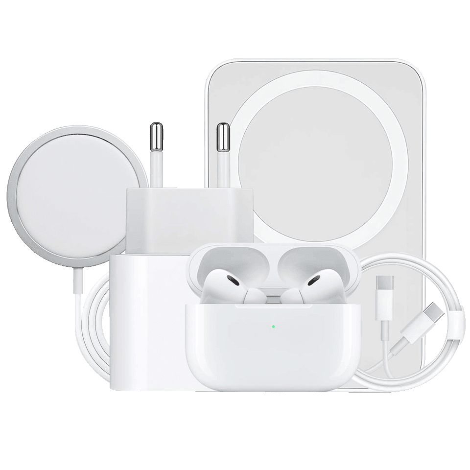 Kit indispensable de secours (Batterie magnétique / Câble USB C / Chargeur / Chargeur magnétique / Ecouteurs sans fil) – Image 12