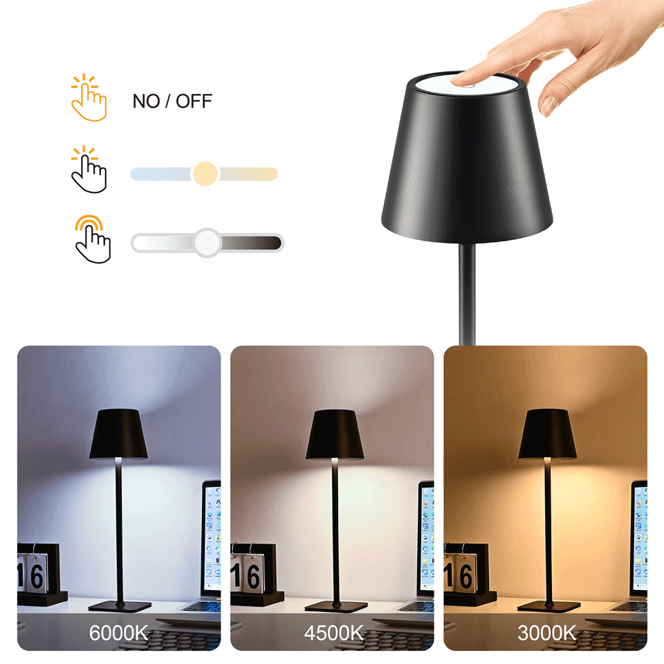 Lampe chic LED sans fil tactile – Image 4