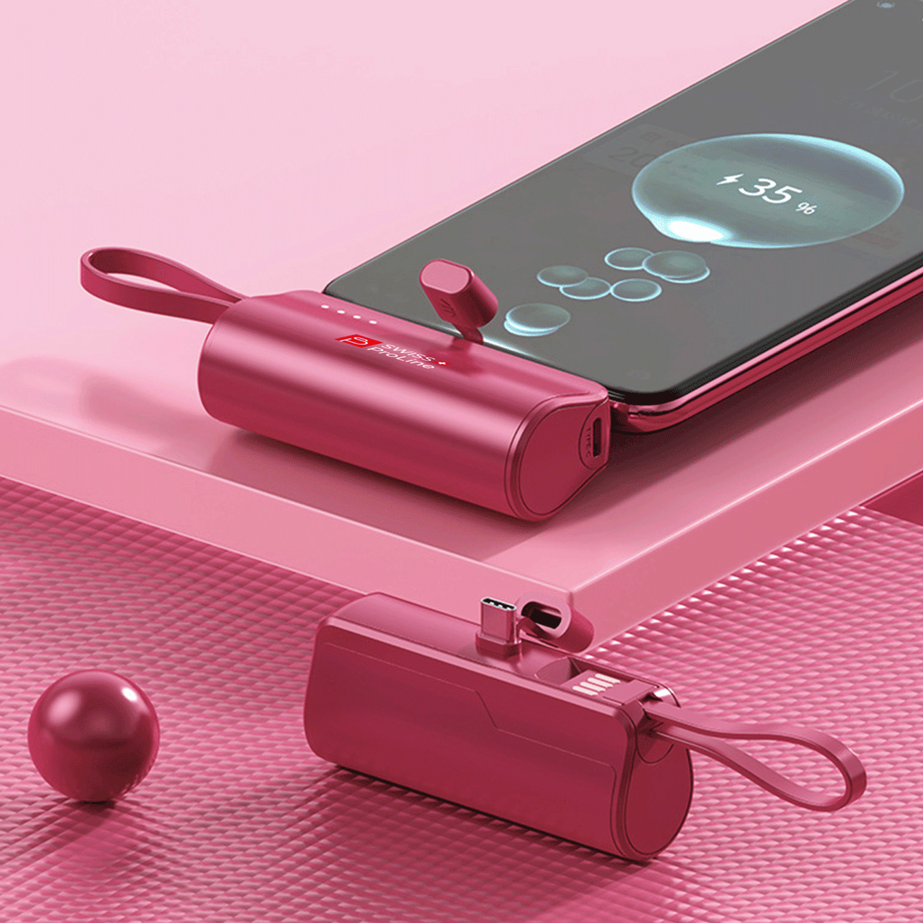 Batterie portable pratique (USB-C) 5'000 mAh – Image 5
