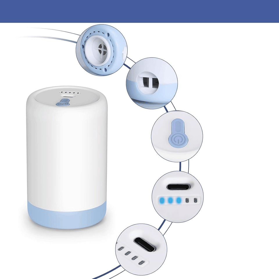 Sac à dos multifonctions avec pompe de compression (compatible Easyjet - 45cm) – Image 4