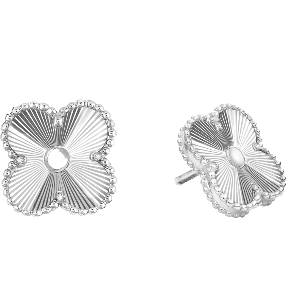 Boucle d'oreille chic - trèfle design – Image 4