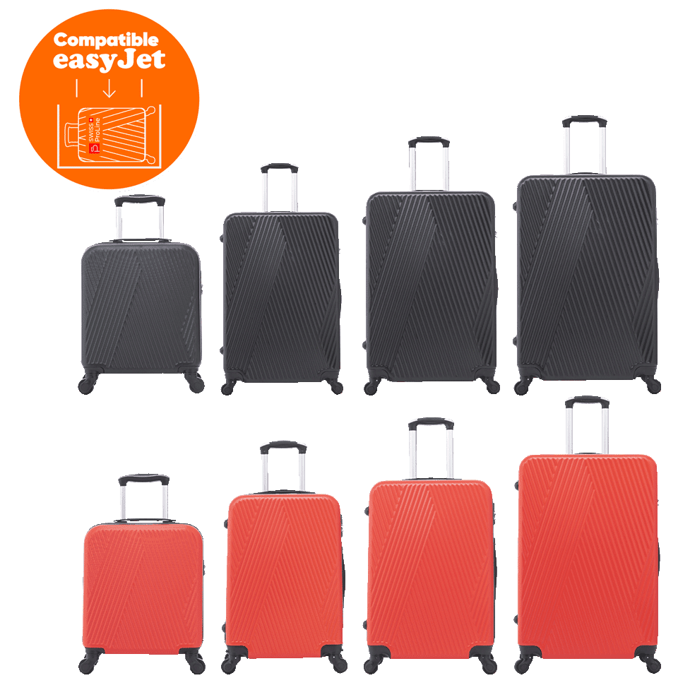 Set de 4 valises dont une compatible EasyJet (45cm)