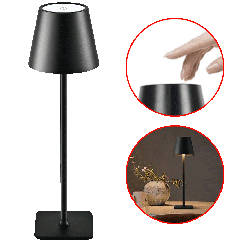 Lampe chic LED sans fil tactile