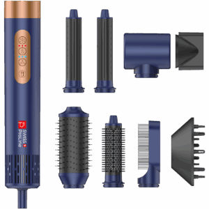 Brosse professionnelle ionique 8en1 (8 accessoires)