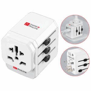 Adaptateur de voyage universel compatible dans 200 pays